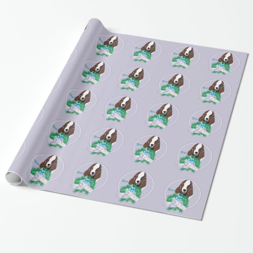 Lavender Boer Goat Christmas Wrapping Wrapping Paper