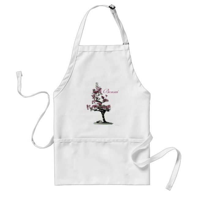Lavender Bonsai Adult Apron (Front)