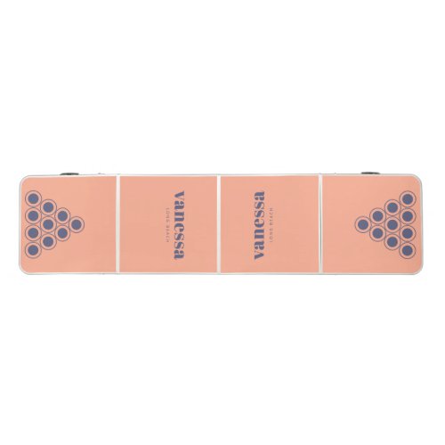 Lavender Breeze Reverse Minimal Modern ClassicName Beer Pong Table