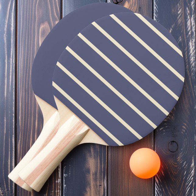 Lavender Breeze Striped and Solid  Ping Pong Paddle (Creator Uploaded)