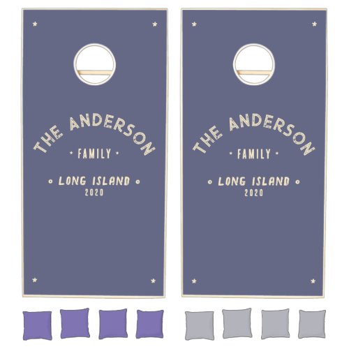 Lavender Breeze Vintage Seaside Family Name