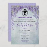 Lavender Bridal Shower Tea Party Invitation at Zazzle