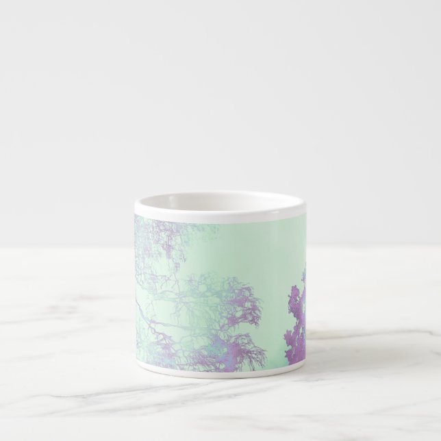 Lavender Broadleaf Mist Espresso Cup (Front)
