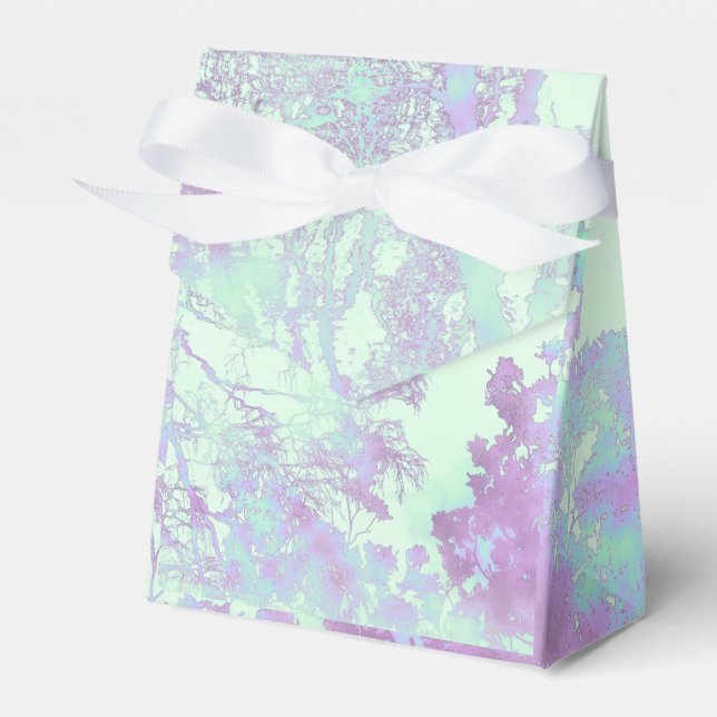 Lavender Broadleaf Mist Favor Boxes (Front Side)