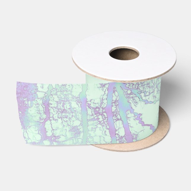 Lavender Broadleaf Mist Satin Ribbon (Spool)