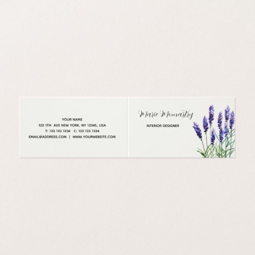 Lavender Business Card
