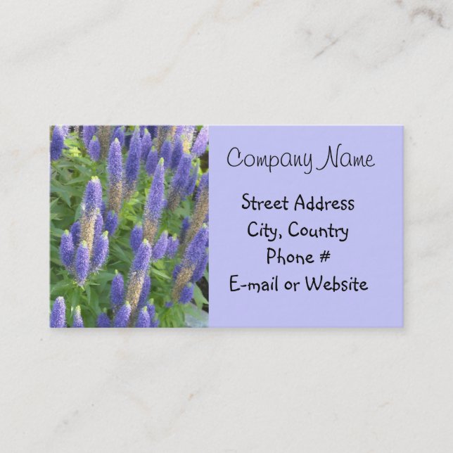 Lavender Business Card (Front)