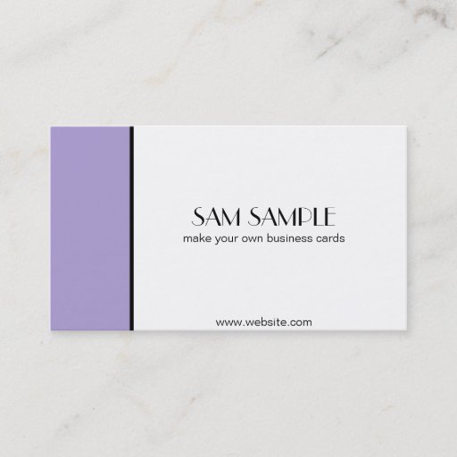Customizable Lavender Business Card Templates