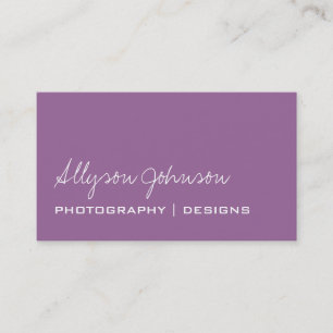 Lavender  Business Cards