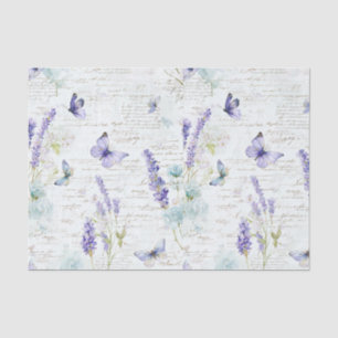 Lavender Butterfly Tissue Paper