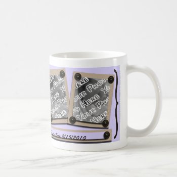 Lavender Buttons & Brackets Mug by Joyful_Expressions at Zazzle