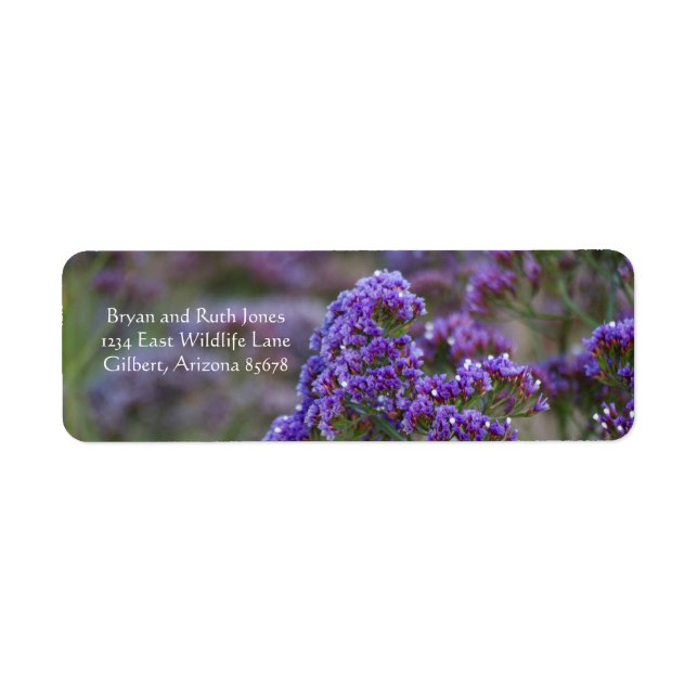 Lavender by the ocean label (Front)