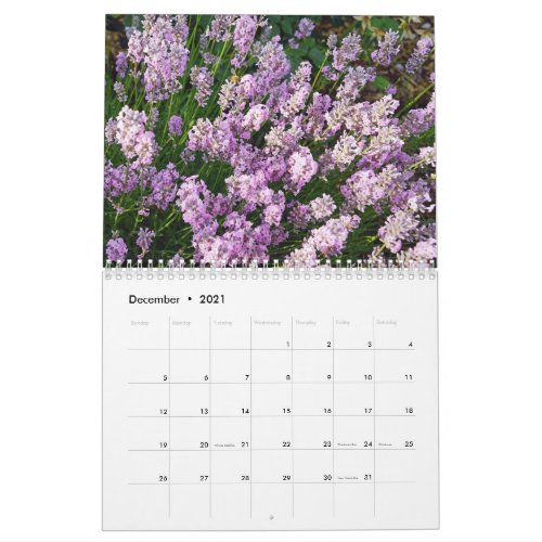 lavender calendar