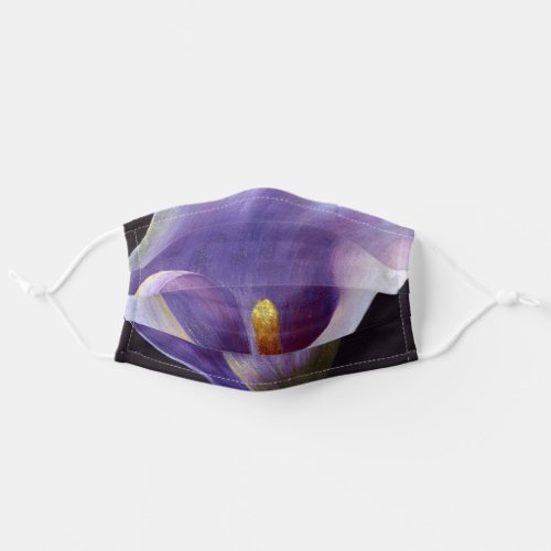 Lavender Calla Lily Adult Cloth Face Mask