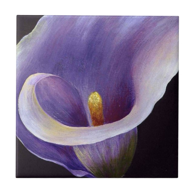 Lavender Calla Lily Tile (Front)