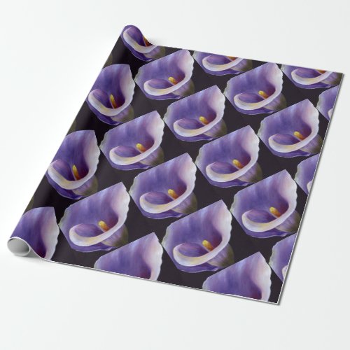 Lavender Calla Lily Wrapping Paper