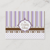 Lavender Candy Shop Business Card (Front)