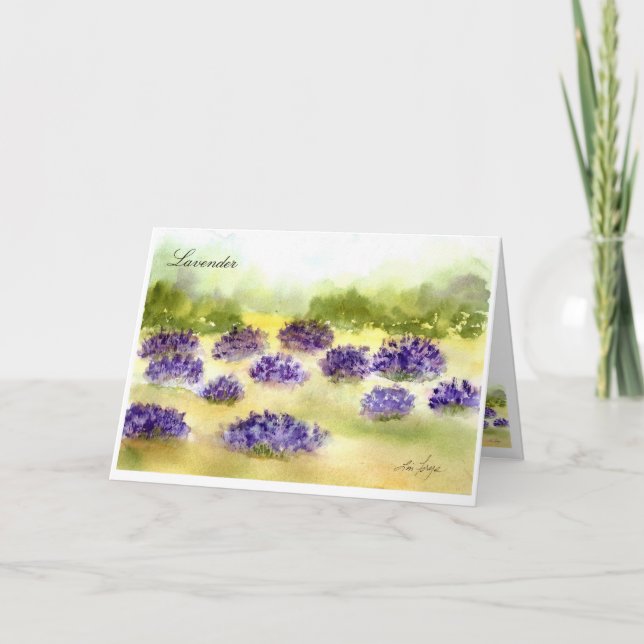 Lavender Card (Front)