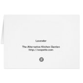 Lavender Cards (Back Horizontal)