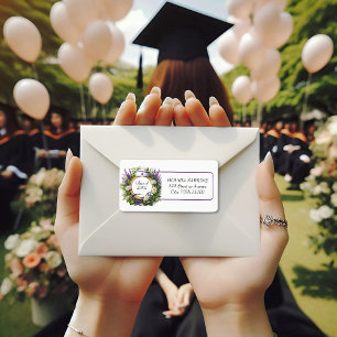 Lavender & Chamomile Nurse Graduation Address Label