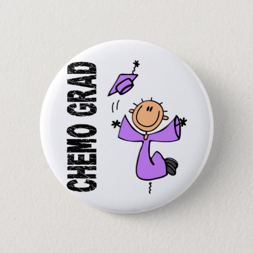 Lavender CHEMO GRAD 1 General Cancer Button