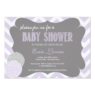 Lavender Baby Shower Invitations 8