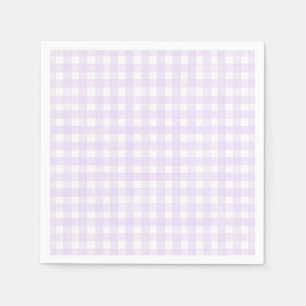 Lavender Classic Gingham Napkins