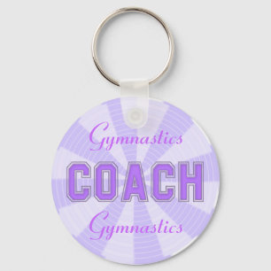 Lavender Coach Keychain
