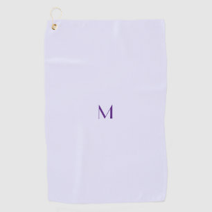 lavender color - add monogram golf towel