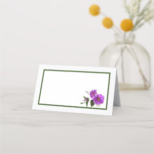 Lavender color daisy Design Place Card