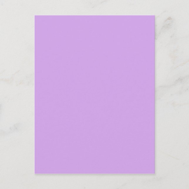 Lavender Color Postcard (Front)