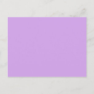 Lavender Color Postcard