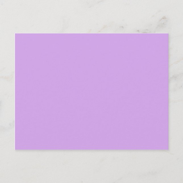 Lavender Color Postcard (Front)