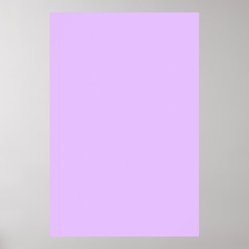 Lavender Color Poster
