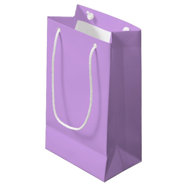 Lavender Color Small Gift Bag (Front Angled)