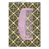Lavender Comb on Chocolate Background (Front)