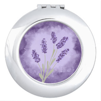 Lavender Compact Mirror
