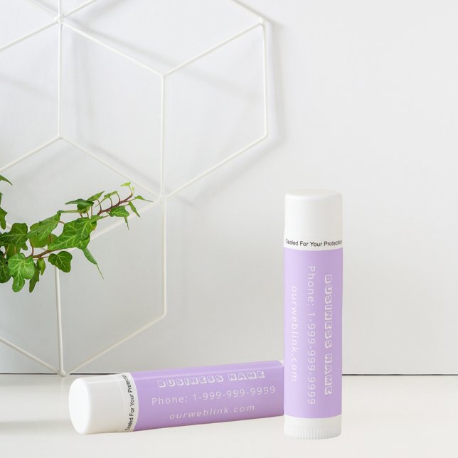Lavender corporate business lip balm (Creator Uploaded)