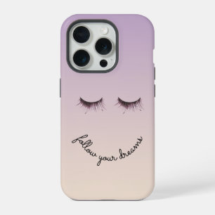 Lavender Cream Eyelashes iPhone 15 Pro Case