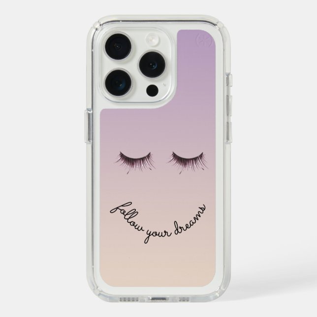 Lavender Cream Eyelashes  Speck iPhone Case (Front (White Titanium))