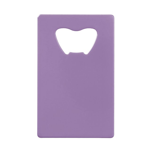 Lavender Credit Card Bottle Opener (Front)