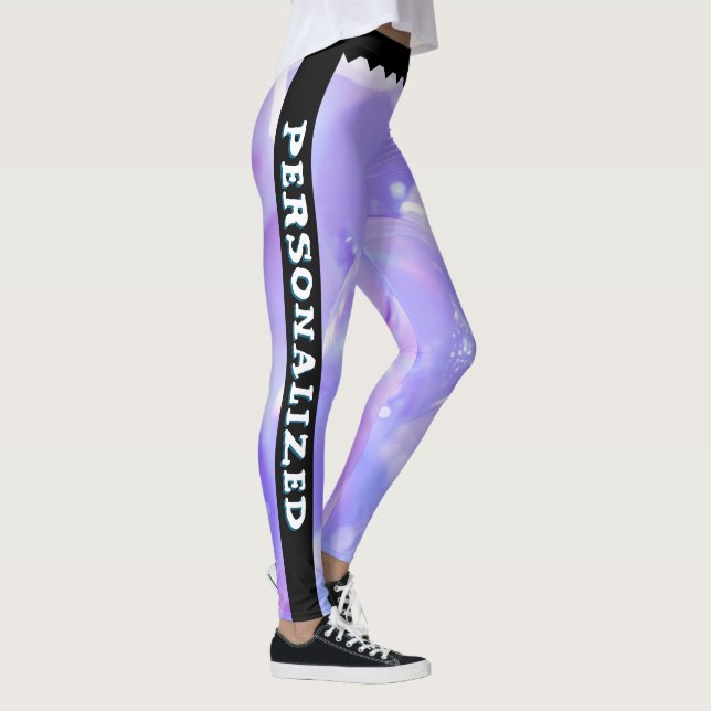 Lavender Crystal Glow Leggings (Right)