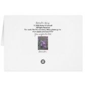 Lavender daisy cards (Back Horizontal)