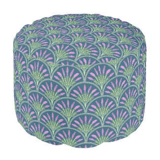 Lavender - Dark Background Pouf