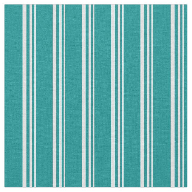 Lavender & Dark Cyan Lines Fabric (Close Up)