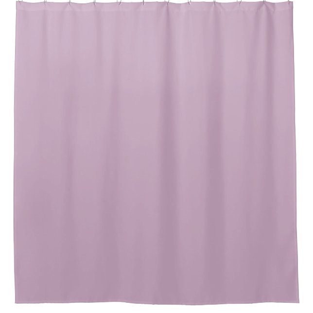 Lavender Designer Color Shower Curtain (Front)