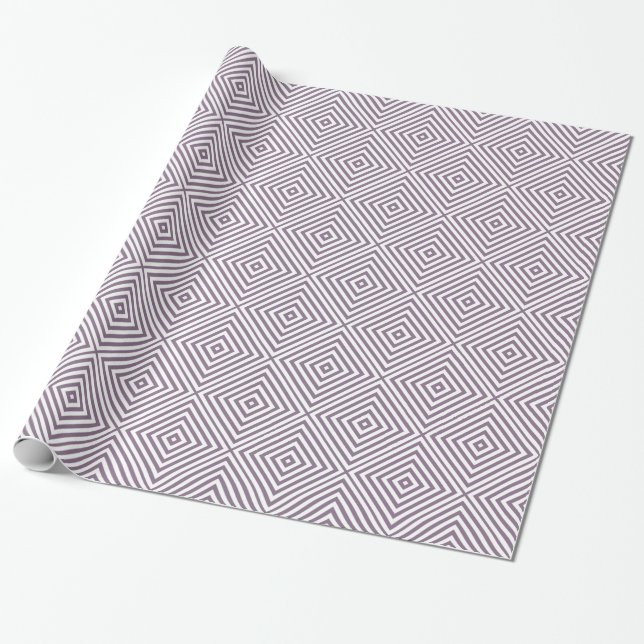 Lavender Diamond Chevron at Emporiomoffa Wrapping Paper (Unrolled)