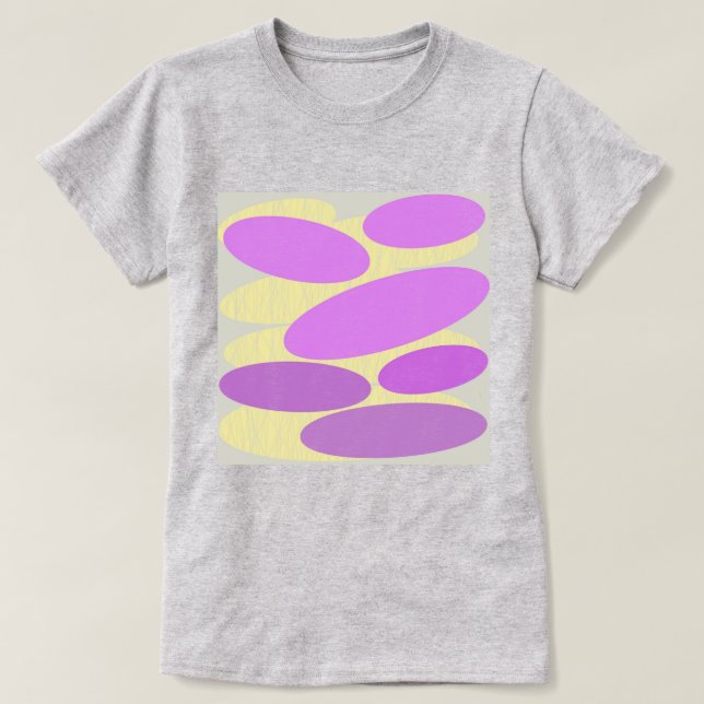 Lavender Disk T-Shirt (Design Front)