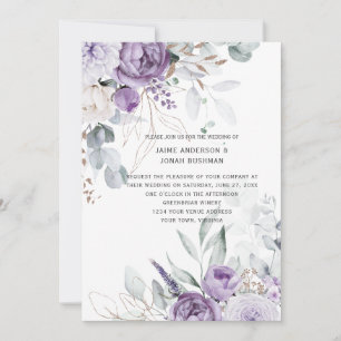 Lavender Dreams Wedding Invitation