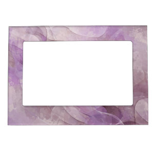 Lavender Dreamy Swirl Lilac Mauve Lavender Magnetic Frame